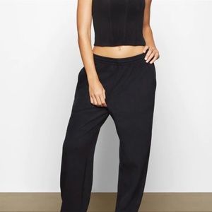 NEW Skims Fleece Corset Sz XS in Onyx